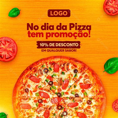 Social Media No Dia Da Pizza Tem Promo O Dia Da Pizza Psd Edit Vel