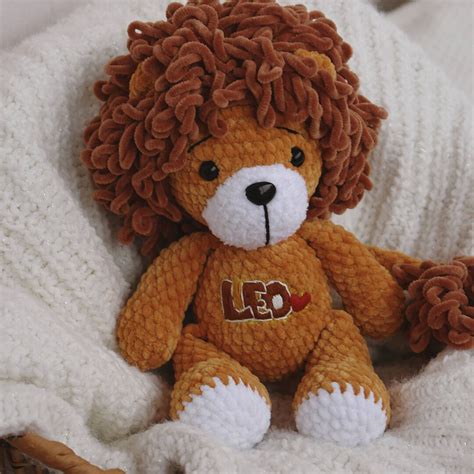 Soft Plush Toy Lion King. Personalized Lion. Baby Keepsake. Nursery Safari Baby Gift. Jungle ...