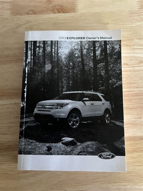 Ford Explorer Owners Manual Ebay