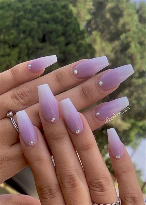 Stay Breezy Elegant And Unique Lilac Nails Design Fake Nails Designs