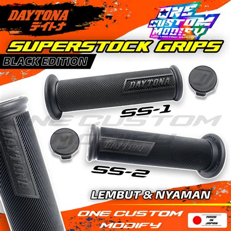 HITAM Handgrip Grip Daytona Original Black Edition Superstock Black