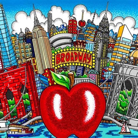 Big Apple Blue Skies Fazzino