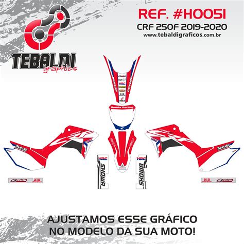 Honda Crf250f 2019 2020 Tebaldi Gráficos Tebaldi Gráficos