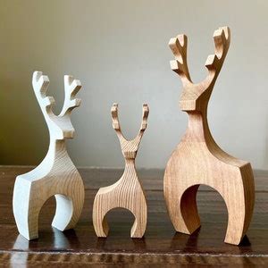 Bandsaw Reindeer Template Etsy