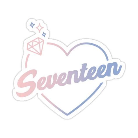 Seventeen Sticker Sticker For Sale By Chesera Sticker Design