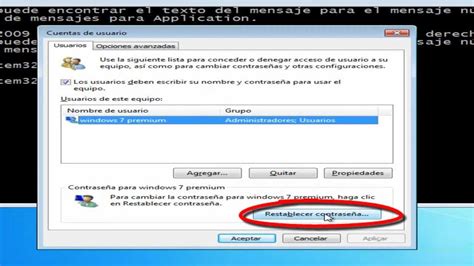 Como eliminar o recuperar contraseña de administrador en windows 7