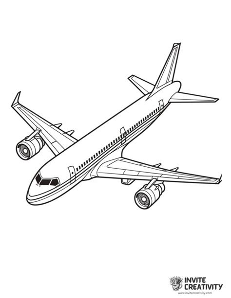 Airplane Coloring Pages Free Printable Pdfs Invite Creativity