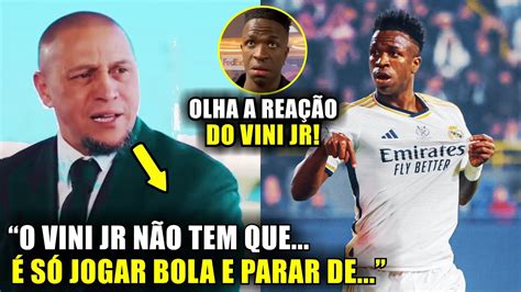 Nossa Olha O Que O Roberto Carlos Falou Do Vini Jr No Real Madrid E