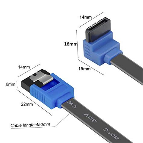 Benfei Sata Cable Iii 3 Pack Sata Cable Iii 6gbps 90 Degree Right