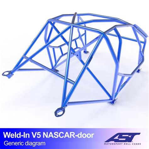 Roll Cage Bmw E36 3 Series 2 Doors Coupe Rwd Weld In V5 Nascar Door For Drift