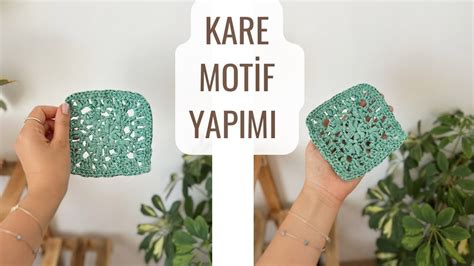 MOTİFLİ ÇANTA YAPIMI 1 BÖLÜM KARE MOTİF YAPIMI crochetbag YouTube