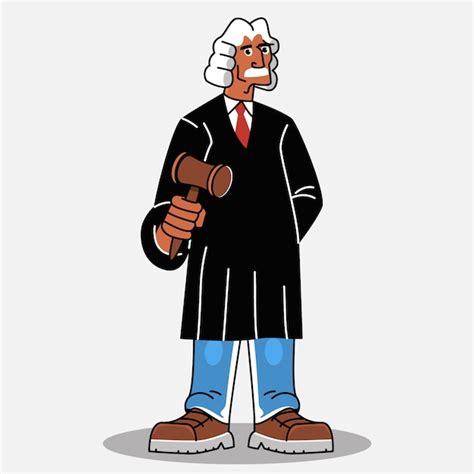 Cartoon Judge Clip Art