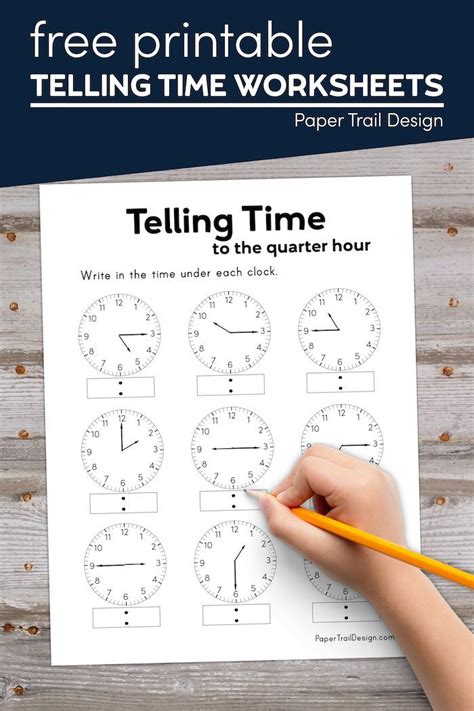 Free Printable Telling Time Worksheets