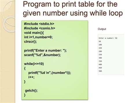 Loops In C Language Ppt