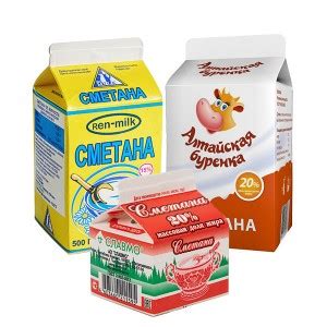 Тетра Паки для сметаны купить на сайте УпаковкаТорг