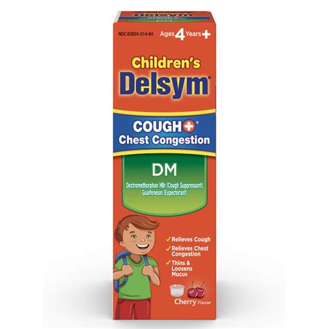 Children S Delsym Cough And Cold Dosage Chart | Kids Matttroy