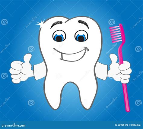 Happy Smiling Tooth Stock Vector Illustration Of Cavity 22965478