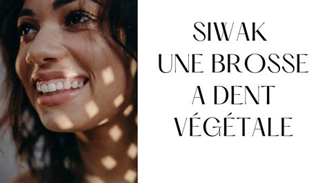 Siwak une brosse à dent végétale YouTube