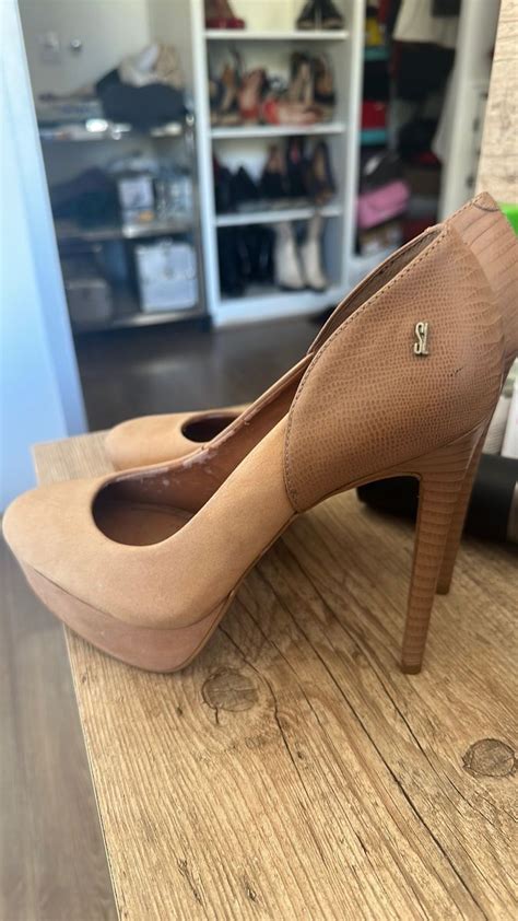Salto Nude Santa Lolla Sapato Feminino Santa Lolla Usado Enjoei