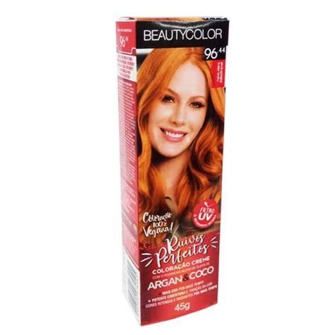 Coloração Ruivo Claro Indecifrável 45g 96 44 Beauty Color Submarino