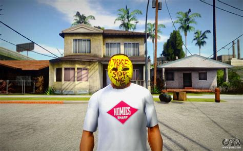 Manhunt Happy Mask For Cj For Gta San Andreas