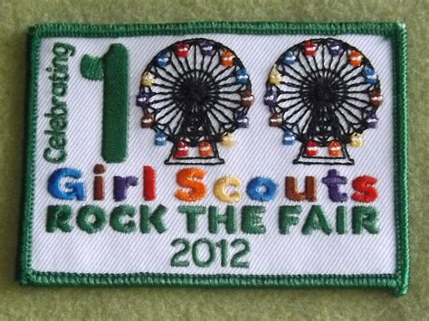 Girl Scouts Central Indiana 100th Anniversary Patch Celebrating 100