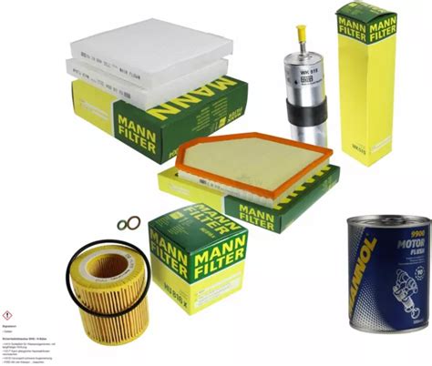 ORIGINAL MANN FILTER INSPEKTIONSPAKET Set SCT Motor Flush Motorspülung