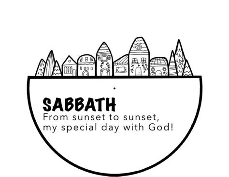 Special Sabbath Day Coloring Coloring Pages