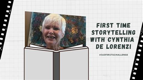 First Time Storytelling With Cynthia De Lorenzi Youtube