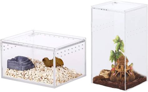 Herpcult Acrylic Insect Reptile Terrarium Clear Top