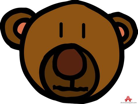 Bear Face Cliparts | Free Download