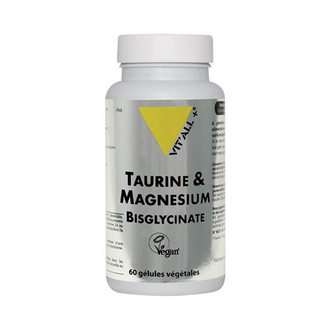 Taurine Magnésium Bisglycinate 60 gélules