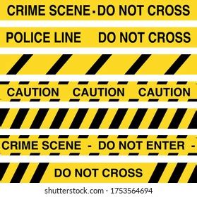 Police Tape Vector Illustration Set Stock Vector (Royalty Free) 1753564694 | Shutterstock