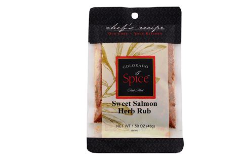 Colorado Spice Chef S Recipe Sweet Salmon Herb Rub Shop Spice Mixes