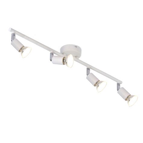 ZMH Lampa Sufitowa LED 4 GU10 Nowoczesna Lampa Sypialni Reflektor