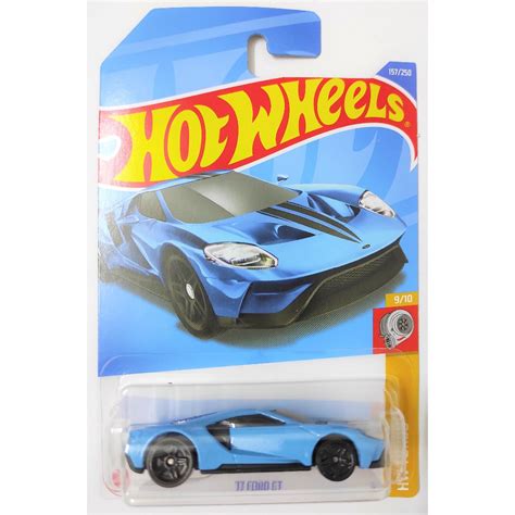 Hot Wheels Hw Turbo Ford Gt Blue Mosc Shopee Malaysia