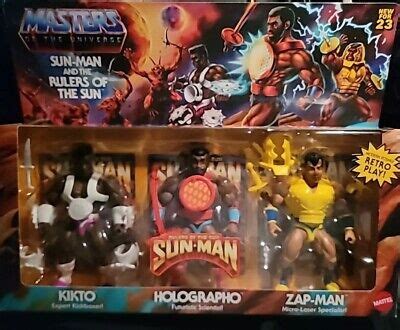 Masters Of The Universe Origins Sun Man The Rulers Of The Sun Pack