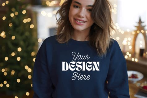 Christmas Gildan Mockup Graphic By Mockup Infinity Creative Fabrica