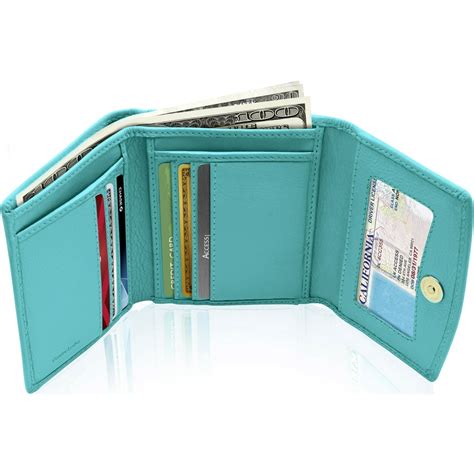 Access Denied Small Rfid Wallets For Women Leather Slim Compact