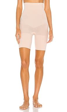 SPANX SPANXsculpt Seamless Power High Waisted Mid Thigh Short In Soft Nude REVOLVE