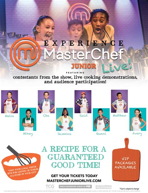 Masterchef Junior Live Kicks Off 2020 Tour With An Impressive Line Up