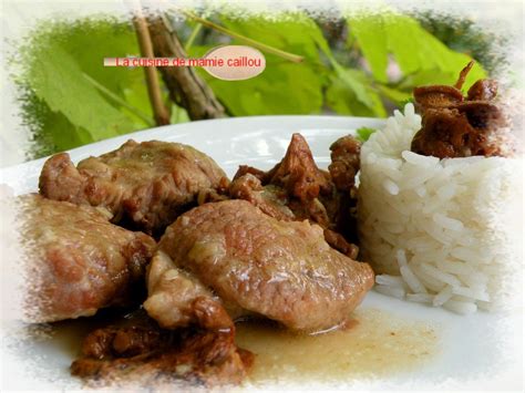 Sauté de veau aux girolles LA CUISINE DE MAMIE CAILLOU