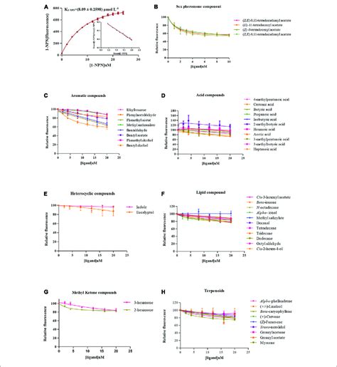 Fluorescence Competitive Binding Assay A Binding Curve Of 1 NPN To