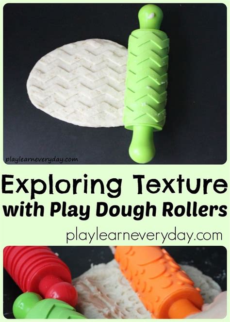 Exploring Textures With Play Dough Rollers Fun Activities For