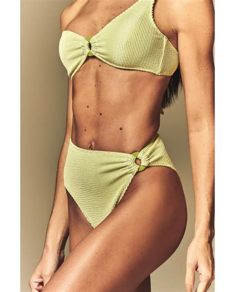 Two Piece Swimwear Bikini Glossy Light Green Brand La Sir Ne