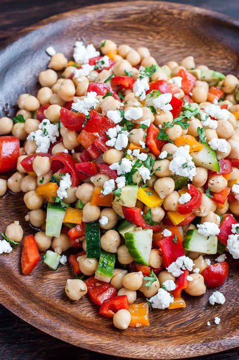 Greek Chickpea Salad Recipe Vegetarian And Gluten Free