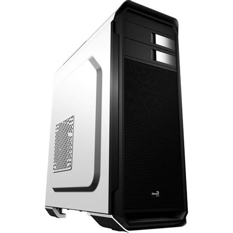 Gabinete Gamer Aerocool Aero 500 Mid Tower 1 Fan White S Fonte