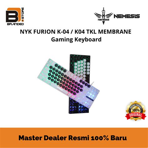 Jual Nyk Furion K K Tkl Membrane Gaming Keyboard Shopee Indonesia