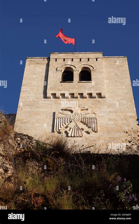 Exterior of the Historical Museum in Kruja Castle, Kruja, Albania Stock ...