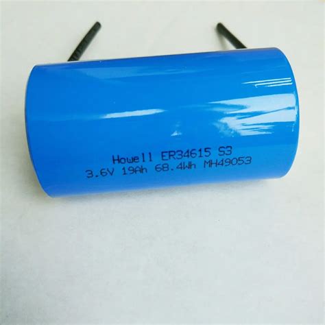 3.6v Lithium Battery Er34615m Er34615 14ah 19ah Li-soci2 Lithium ...
